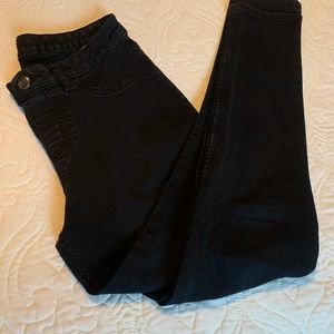 Black Lee Riders jeggings